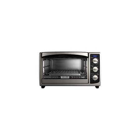 Black & Decker Black+Decker TO1675B Toaster Oven, Stainless Steel, Black TO1675B